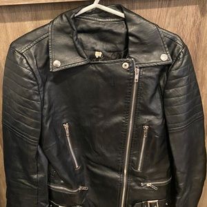Nasty Gal “Bad Blood” faux leather jacket